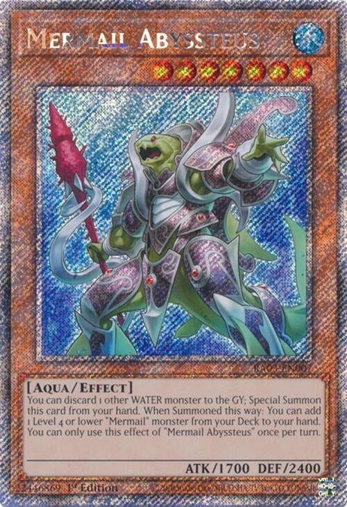 Mermail Abyssteus (Platinum Secret Rare) (RA03-EN007)