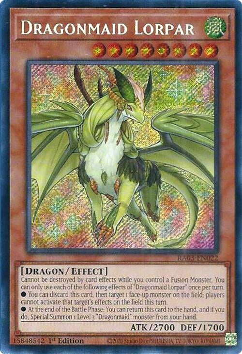 Dragonmaid Lorpar (Secret Rare) (RA03-EN022)