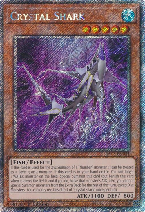 Crystal Shark (Platinum Secret Rare) (RA03-EN031)