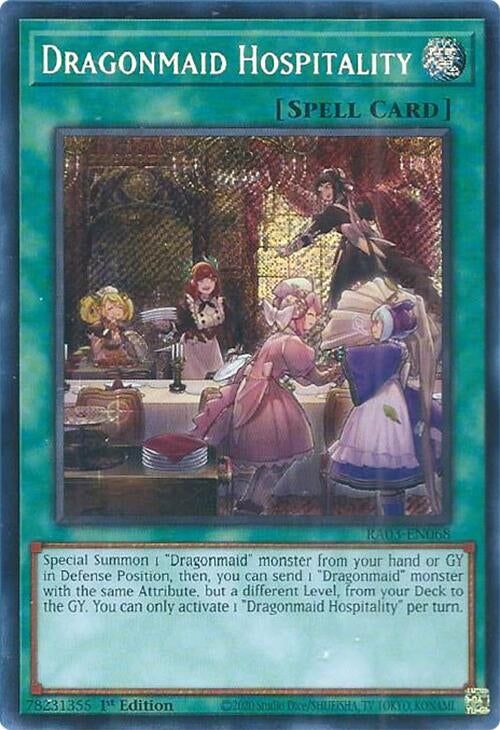 Dragonmaid Hospitality (Secret Rare) (RA03-EN068)
