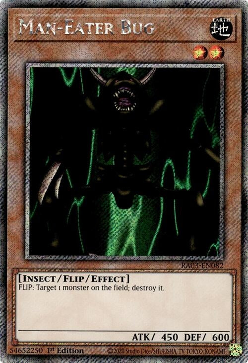 Man-Eater Bug (Platinum Secret Rare) (RA03-EN082)