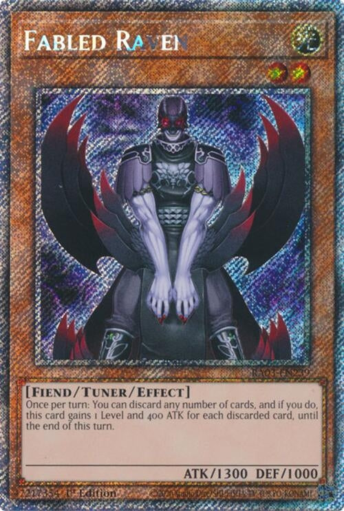 Fabled Raven (Platinum Secret Rare) (RA03-EN239)