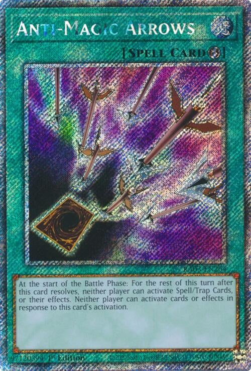 Anti-Magic Arrows (Platinum Secret Rare) (RA03-EN264)