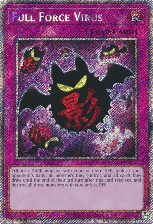 Full Force Virus (Platinum Secret Rare) (RA03-EN267)