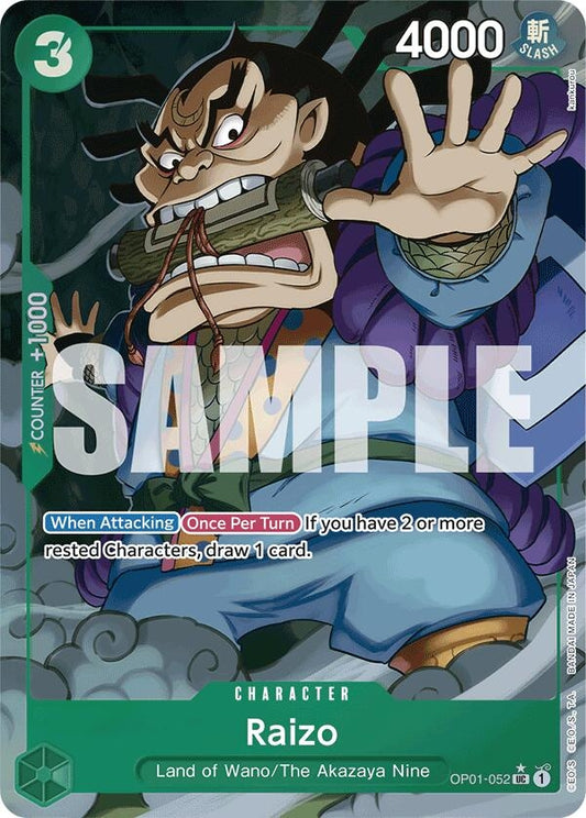 Raizo (Full Art) (OP01-052) (PRB-01)