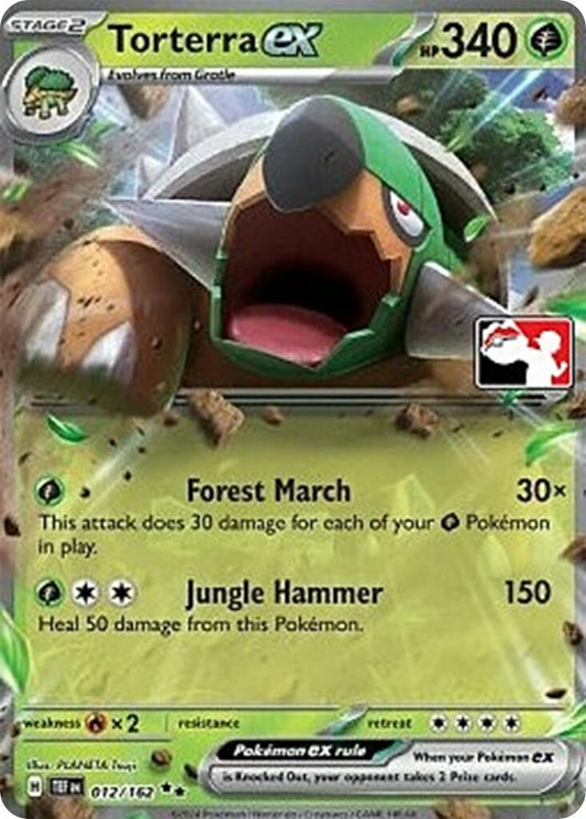 Torterra ex (012/162) (Prize Pack Series Cards)