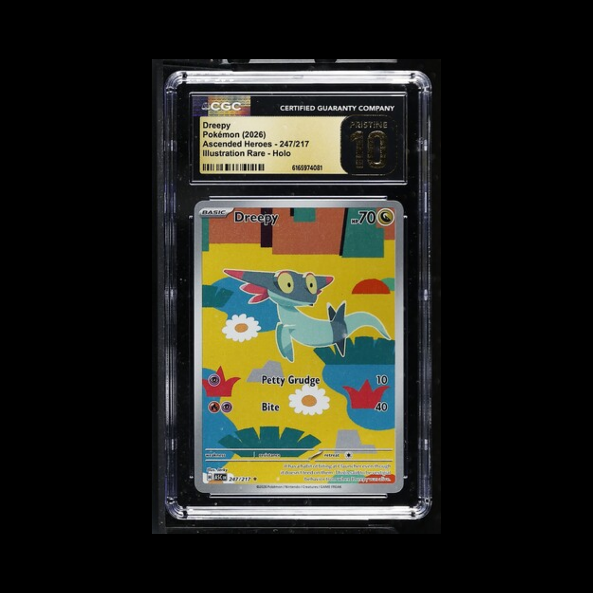 Pokemon Slab Dreepy 247 CGC Pristine 10 2026