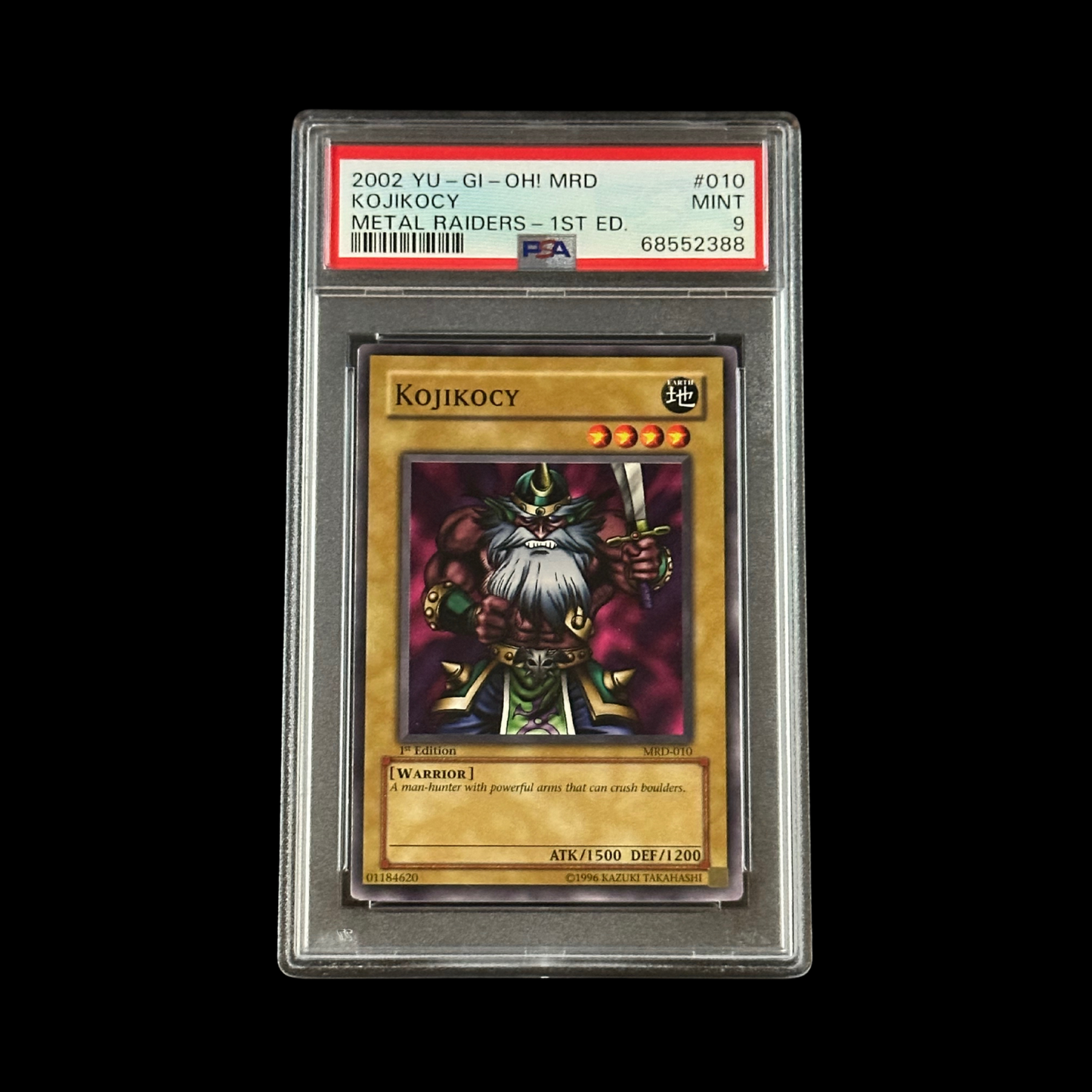 Yu-Gi-Oh! Slab Kojikocy Metal Raiders 1st Edition MRD-010 PSA 9 Mint 2002