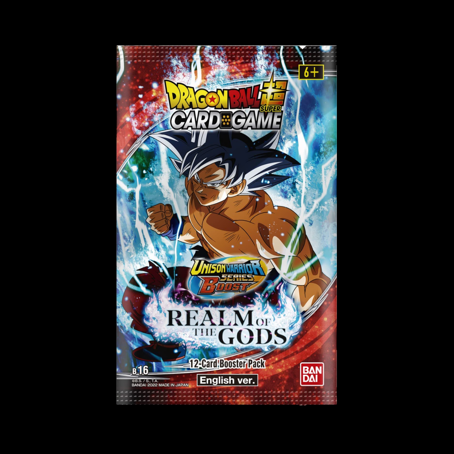 dragon ball realm of the gods booster box 2022 Dragon Ball Super Unison Warrior Series 7 Realm of The Gods Display Booster Box: 24 Booster Packs