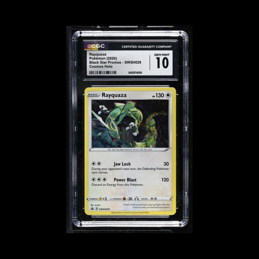 Pokemon Slab Rayquaza SWSH029 CGC 10 Gem 2020