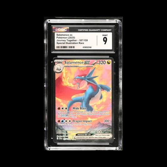 Pokemon Slab Salamence EX 187 CGC 9 Mint 2025