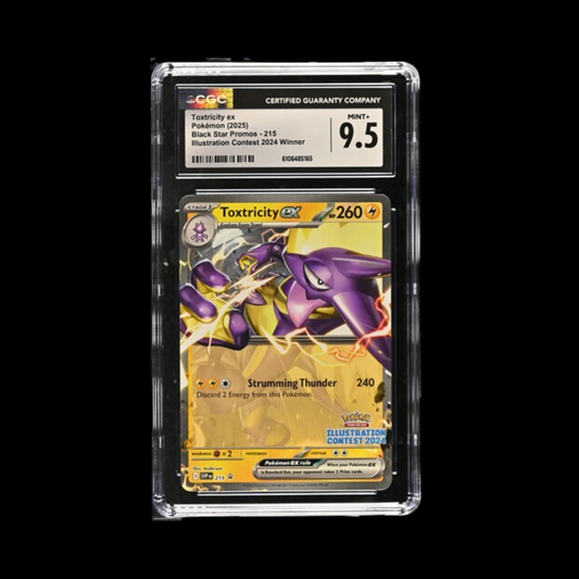 Pokemon Slab Toxtricity EX Illustration Contest 215/BSP CGC 9.5 Mint+ 2025