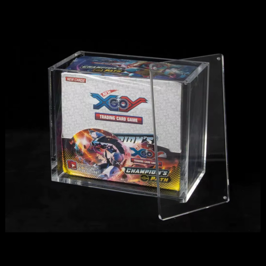PREMIUM Acrylic Display Case For Pokemon Booster Box, Magnetic Closure