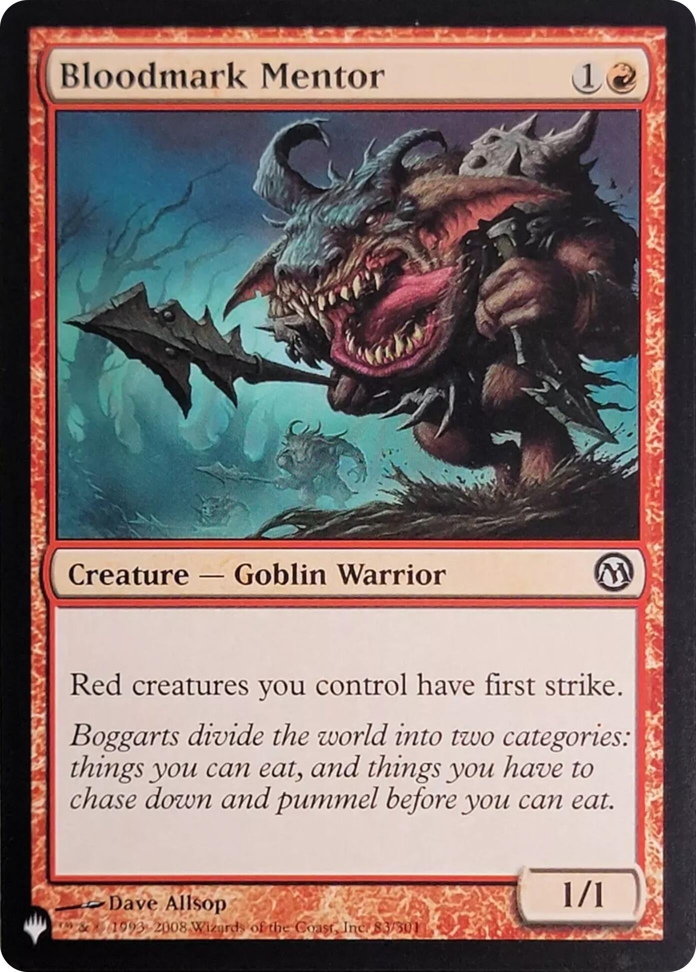 Bloodmark Mentor (83) (83/301) (LIST)