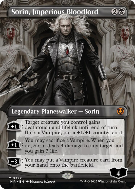 Sorin, Imperious Bloodlord (Borderless) (322) (INR)