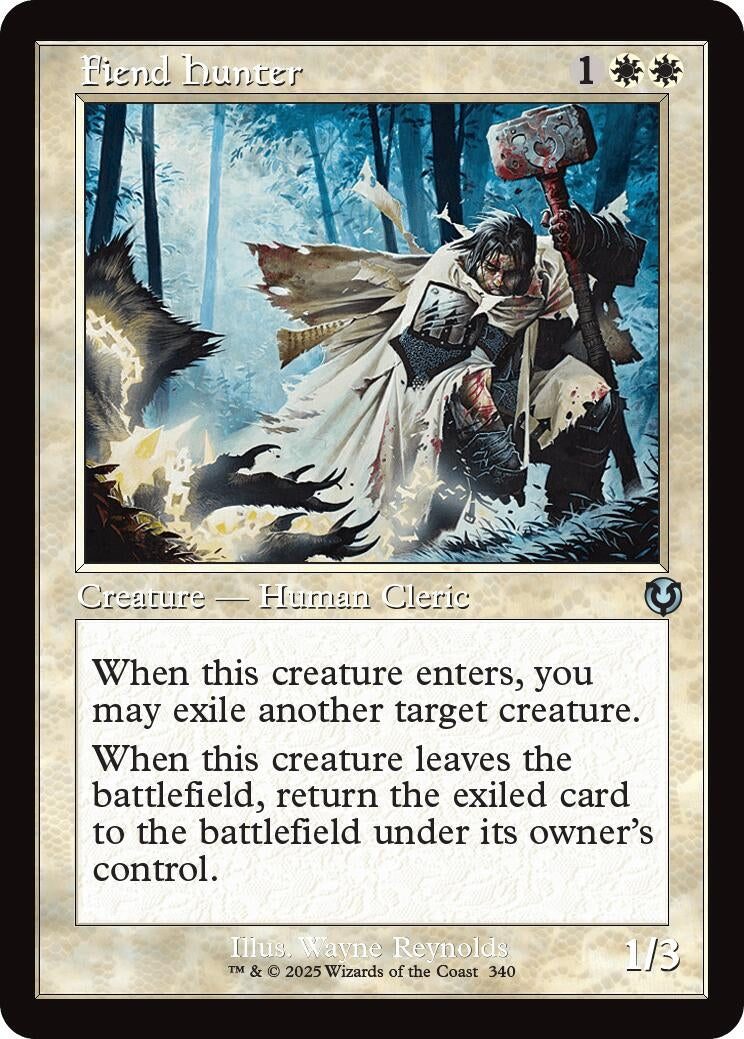 Fiend Hunter (Retro Frame) (340) (INR)