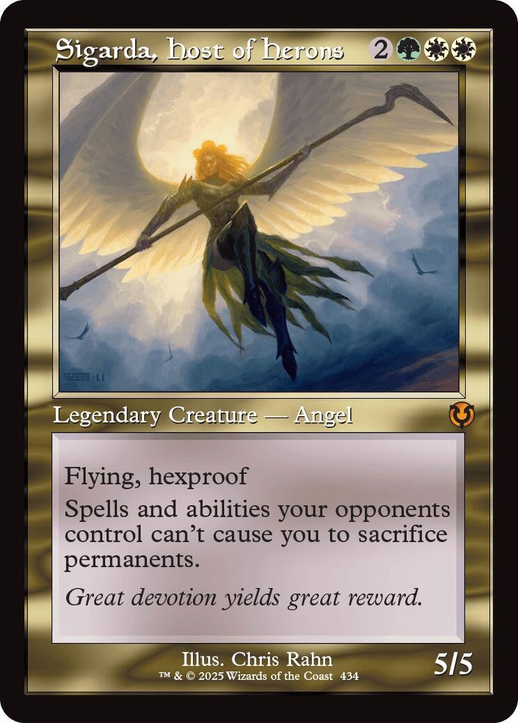 Sigarda, Host of Herons (Retro Frame) (434) (INR)