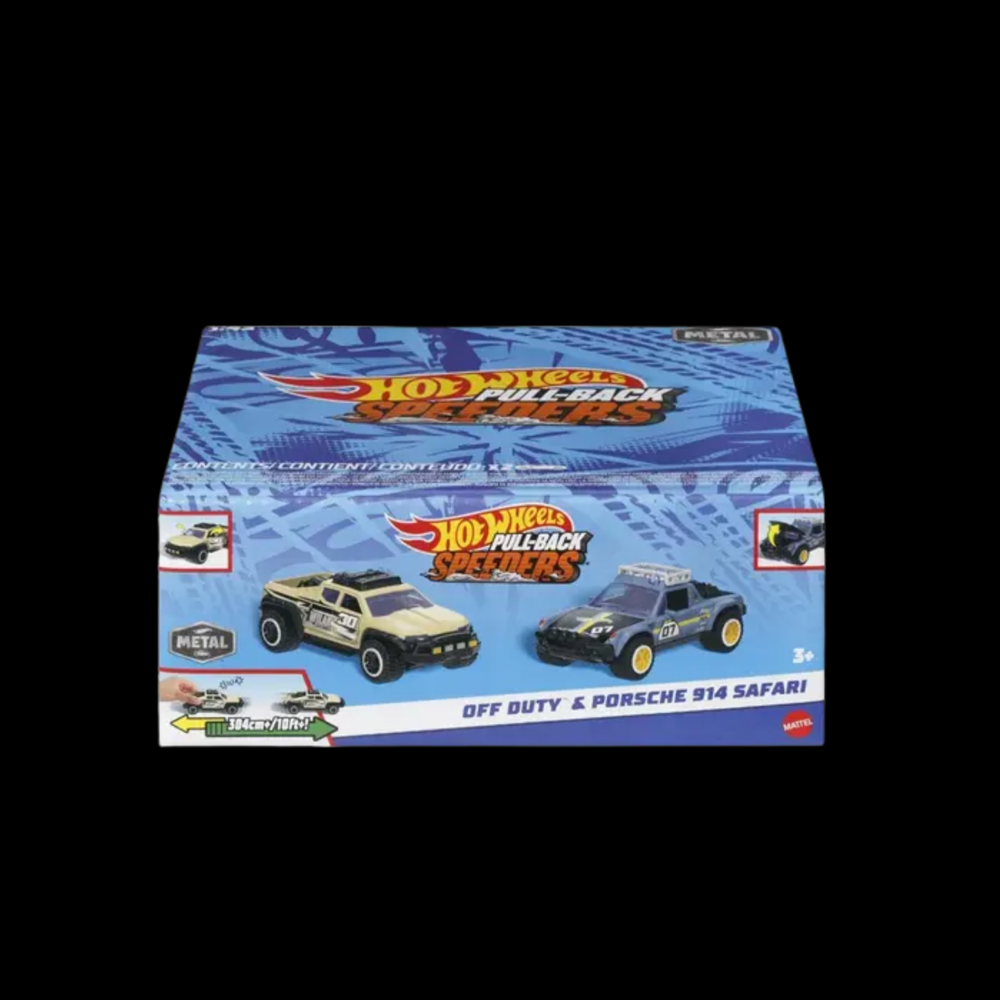 Hot Wheels Pull-Back Speeders 2 Pack -Choose Your Cars- 1:43