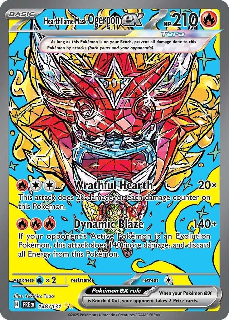 Hearthflame Mask Ogerpon ex (148/131) (PRE)