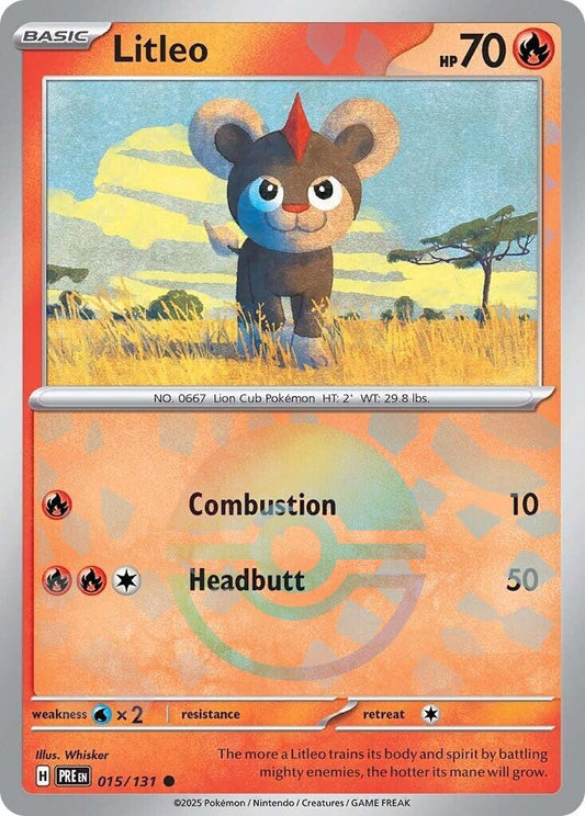 Litleo (Poke Ball Pattern) (015/131) (PRE)