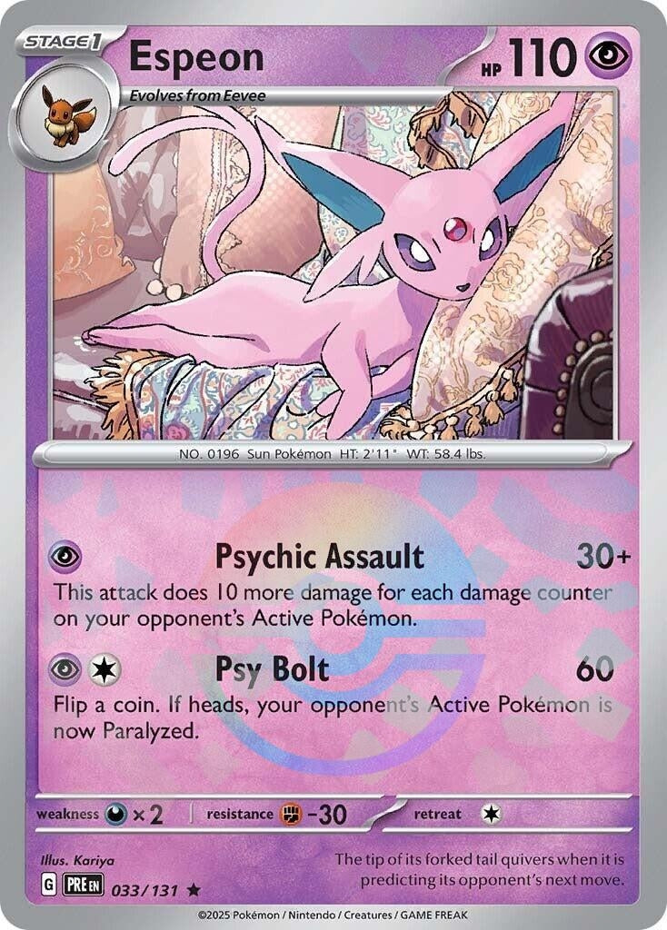 Espeon (Poke Ball Pattern) (033/131) (PRE)