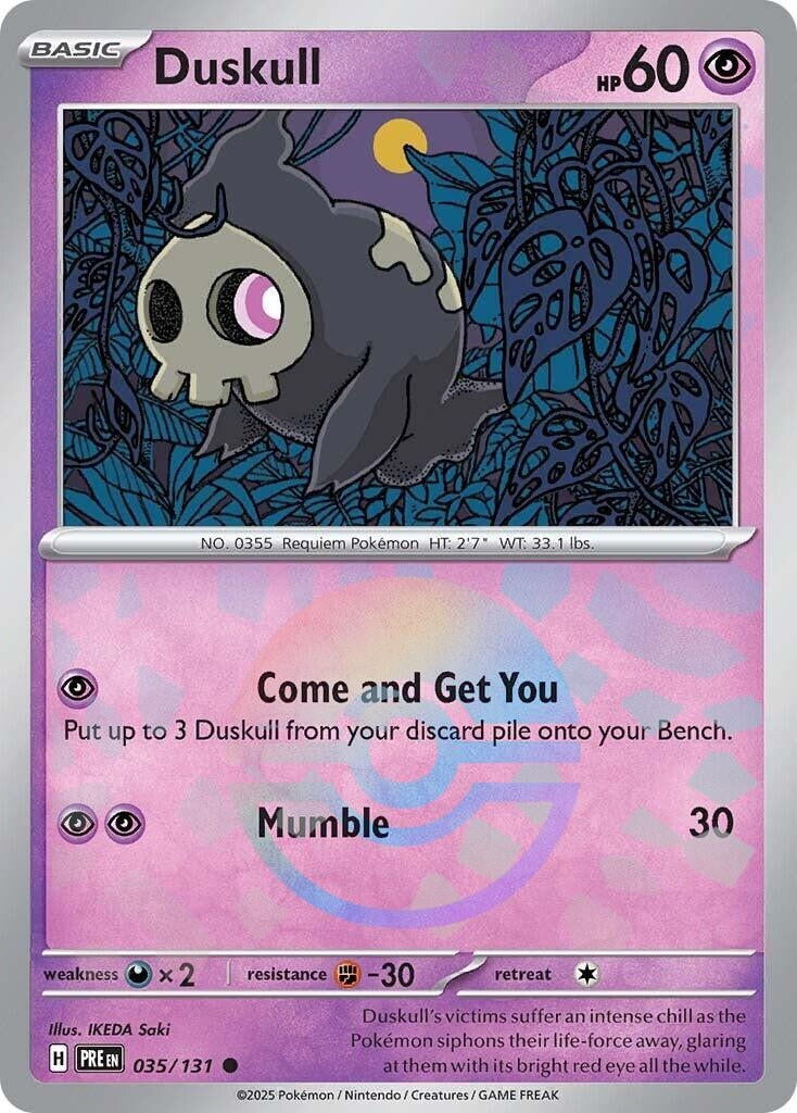 Duskull (Poke Ball Pattern) (035/131) (PRE)