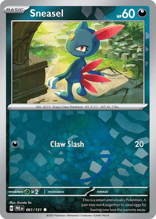 Sneasel (Poke Ball Pattern) (061/131) (PRE)