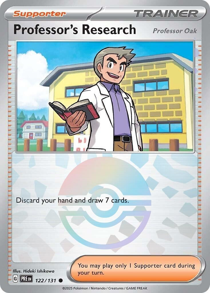 Professor's Research [Professor Oak] (Poke Ball Pattern) (122/131) (PRE)