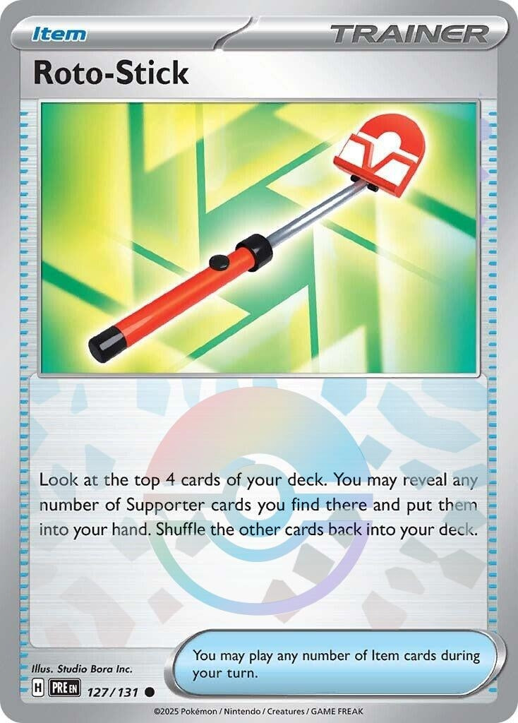 Roto-Stick (Poke Ball Pattern) (127/131) (PRE)