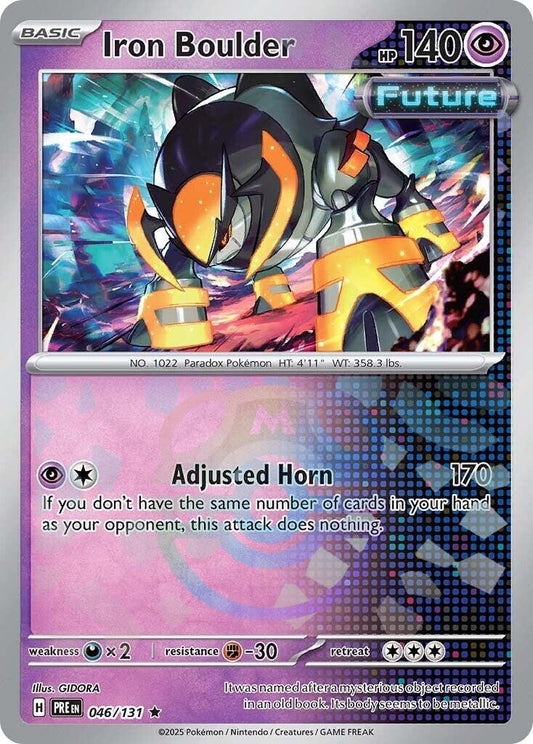 Iron Boulder (Master Ball Pattern) (046/131) (PRE)