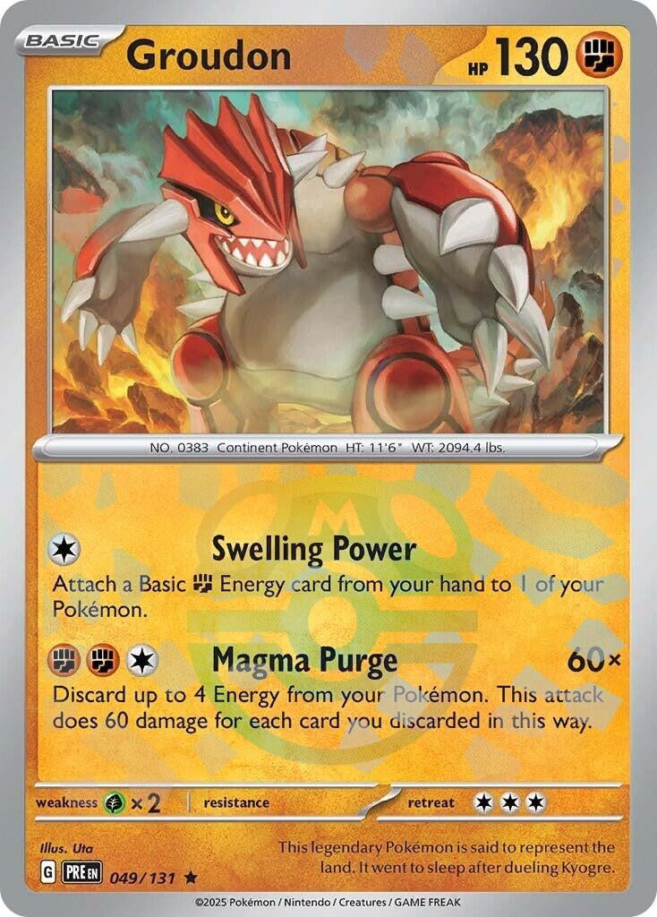Groudon (Master Ball Pattern) (049/131) (PRE)