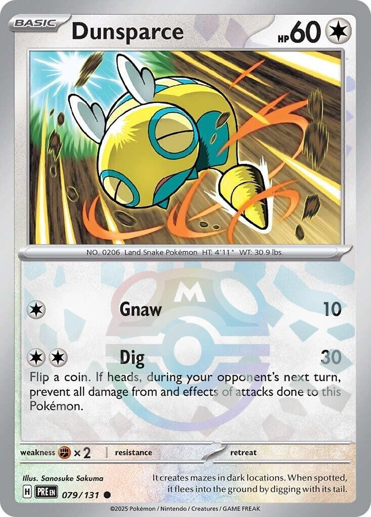 Dunsparce (Master Ball Pattern) (079/131) (PRE)