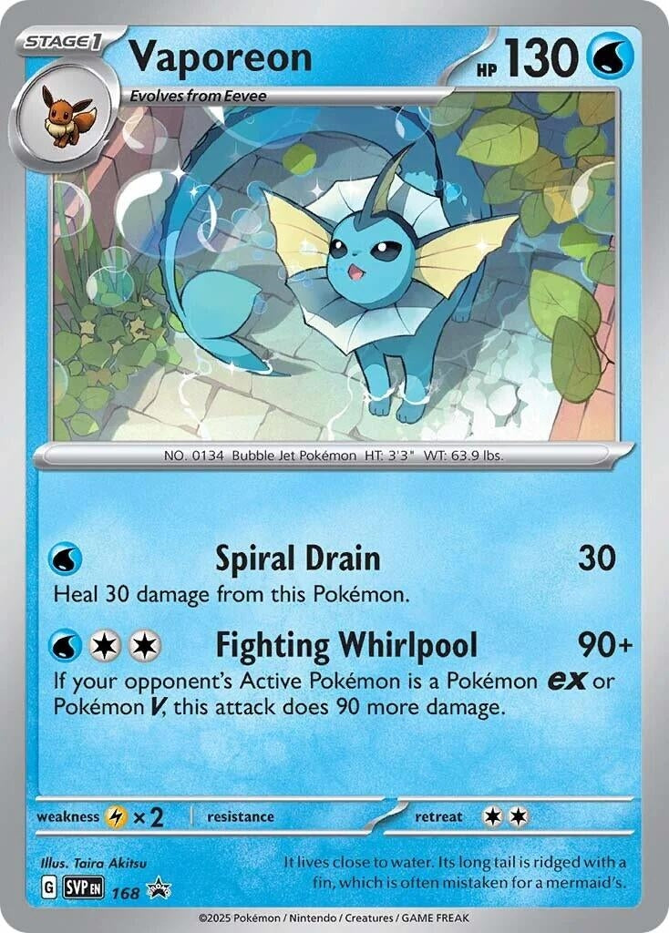 Vaporeon - 168 (168) (SVP)