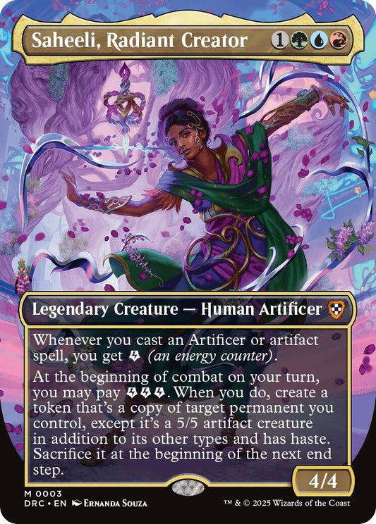 Saheeli, Radiant Creator (Borderless) (3) (DRC)