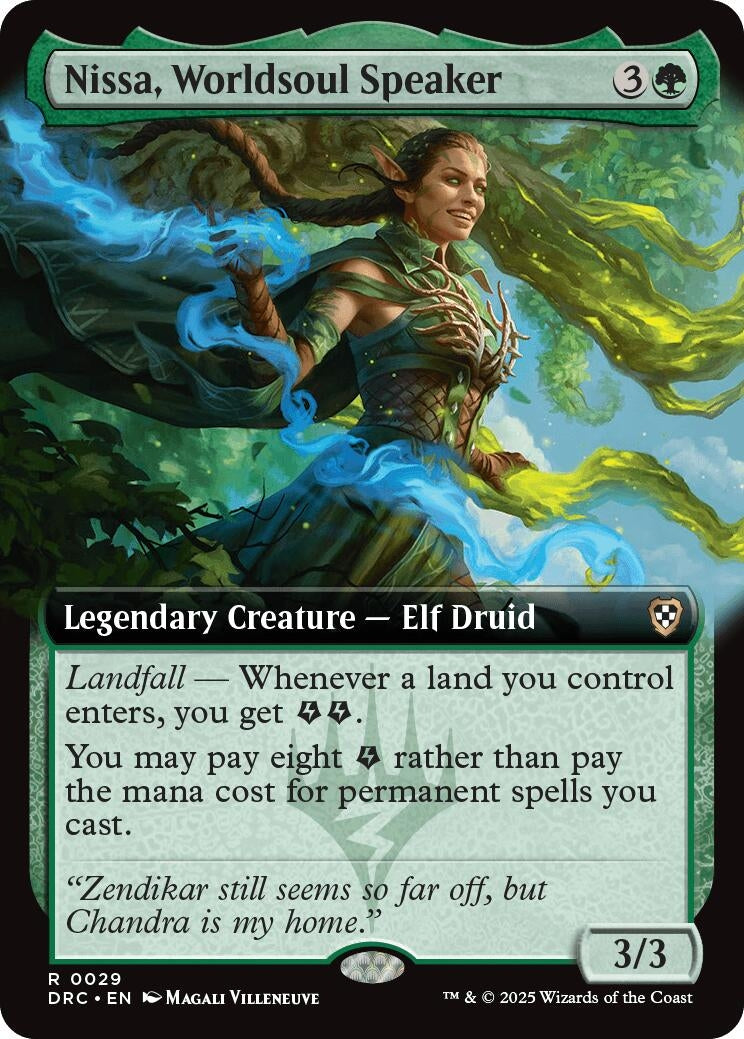 Nissa, Worldsoul Speaker (Extended Art) (29) (DRC)