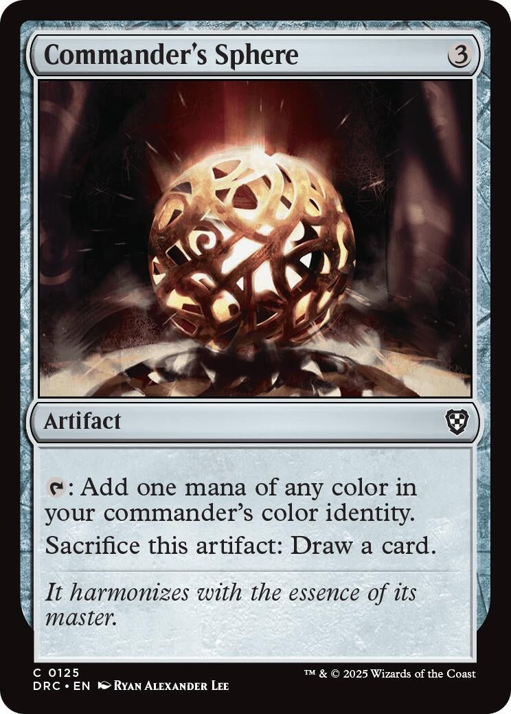 Commander's Sphere (125) (DRC)