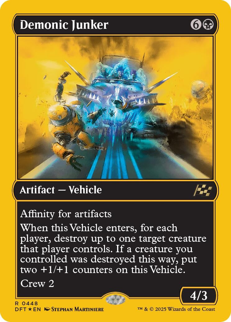 Demonic Junker (First-Place Foil) (448) (DFT)