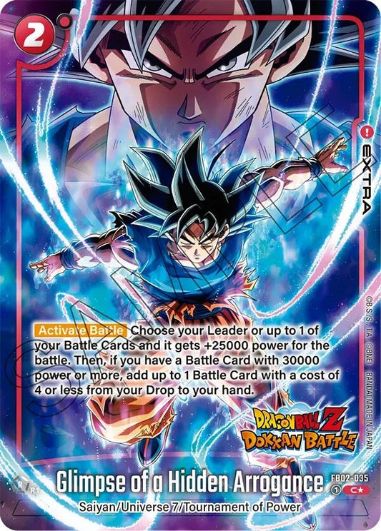 Glimpse of a Hidden Arrogance (Dragon Ball Z Dokkan Battle Alternate Art) (FB02-035) (FB02_AR)