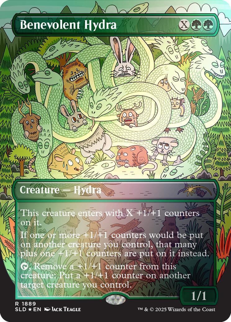 Benevolent Hydra (Rainbow Foil) (1889) (SLD)