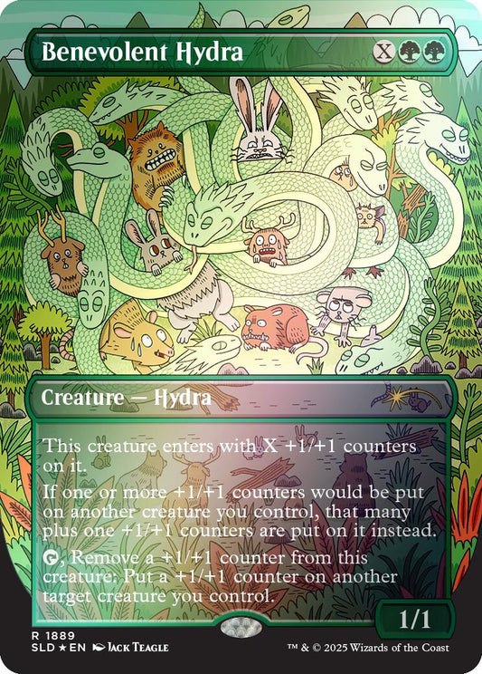Benevolent Hydra (Rainbow Foil) (1889) (SLD)