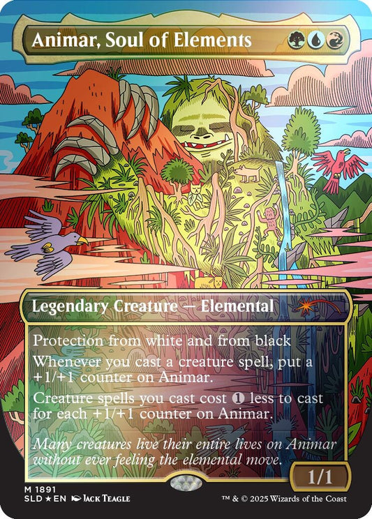 Animar, Soul of Elements (Rainbow Foil) (1891) (SLD)