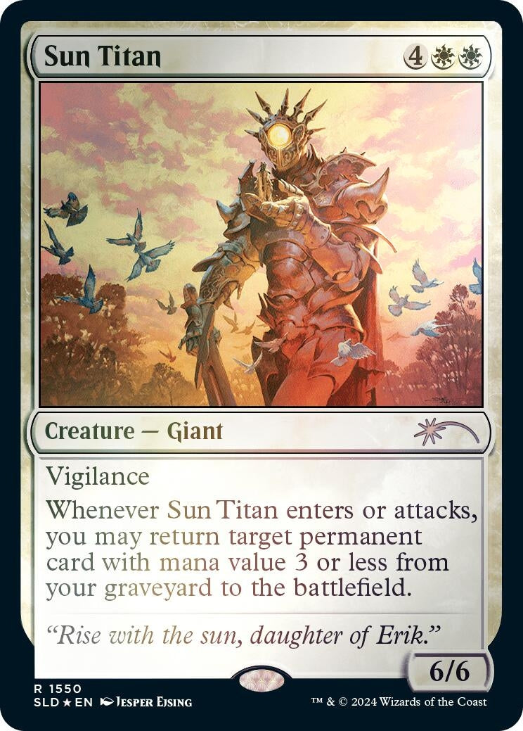 Sun Titan (Rainbow Foil) (1550) (SLD)