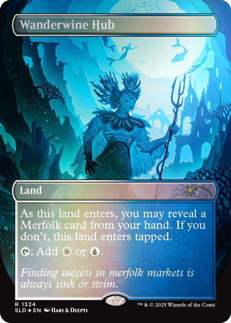 Wanderwine Hub (Rainbow Foil) (1324) (SLD)