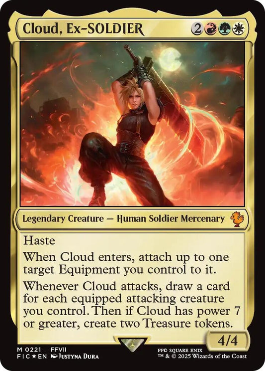 Cloud, Ex-SOLDIER (Surge Foil) (221) (FIC)
