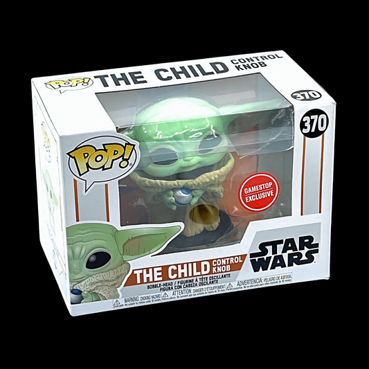 Star Wars The Child Control Knob Funko Pop! Vinyl Figure #370 + Protector (Gamestop Exclusive)