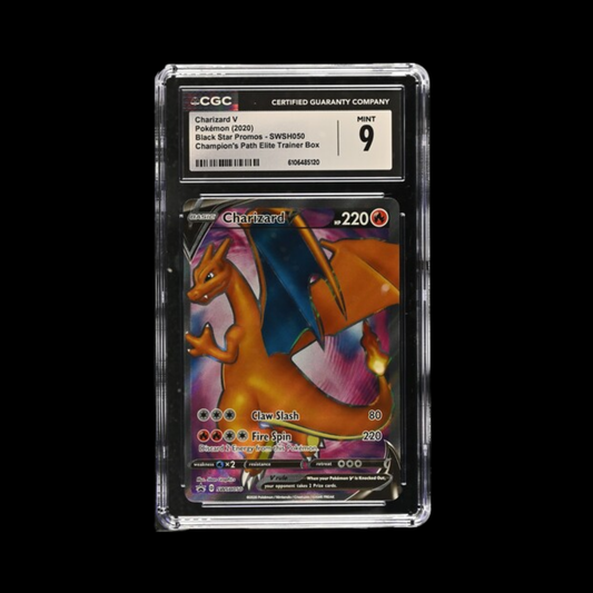 Pokemon Slab Charizard V 050 2020 CGC 9 Mint