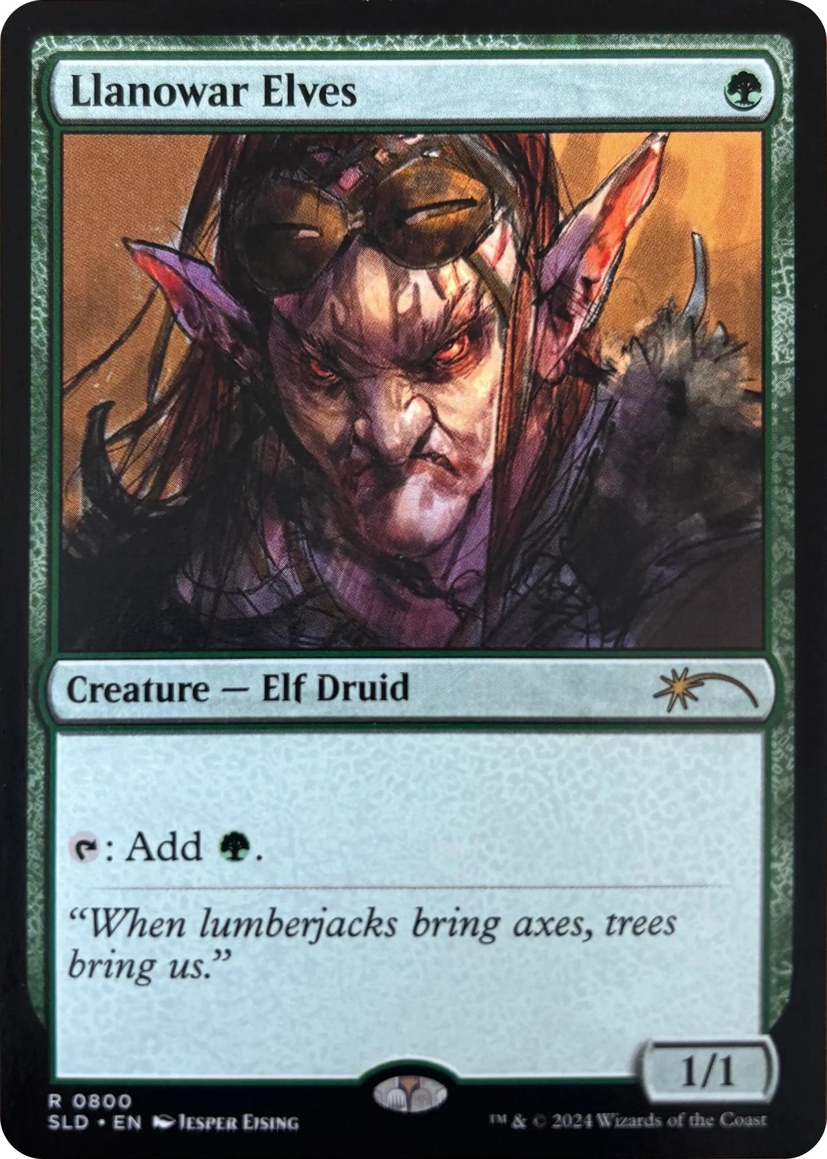 Llanowar Elves (0800) (800) (SLD)