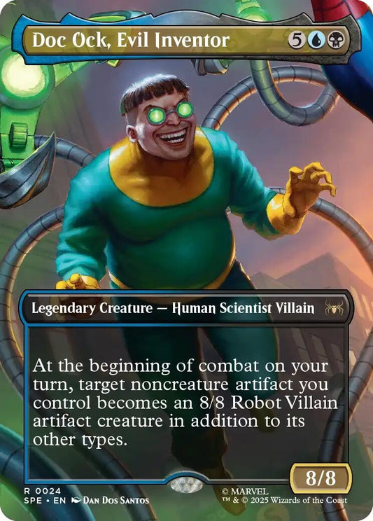 Doc Ock, Evil Inventor (Borderless) (24) (SPE)
