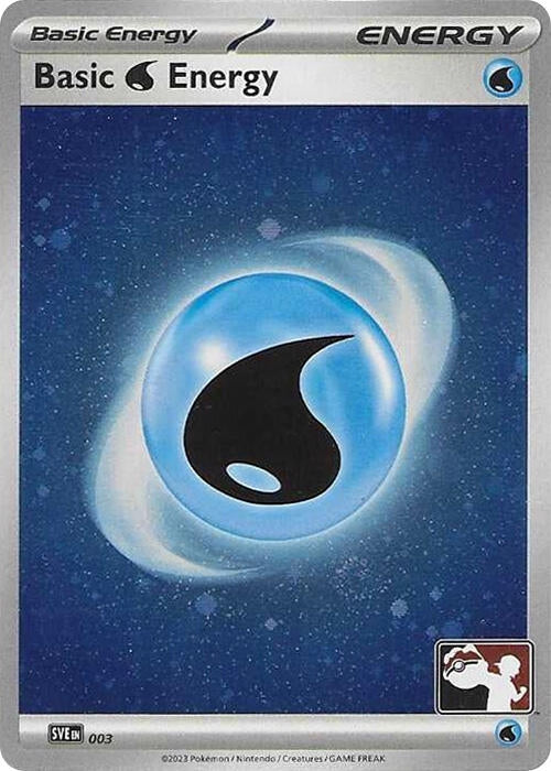 Basic Water Energy - 003 (Cosmos Holo) (003) (Prize Pack Series Cards)