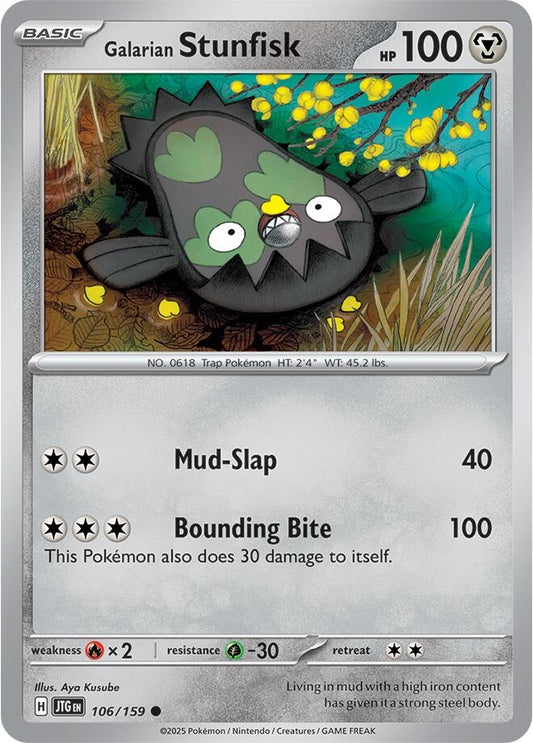 Galarian Stunfisk (106/159) (JTG)